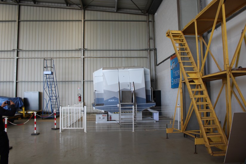 Simulateur de vol sur plateforme mobile Flight Sensations © Sophie Figenwald